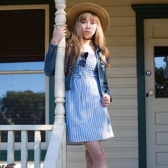 Strapless summer dress - Picture 1 of 2